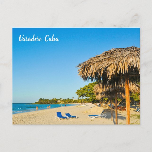 Beach in Vardero, Cuba Postcard (Front)