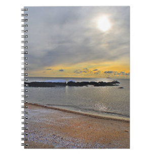 Beach In Winter Notebook