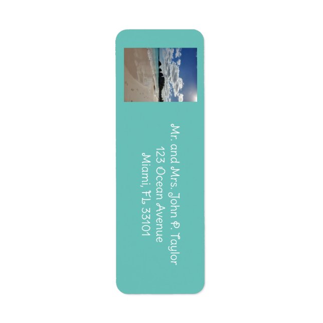 Beach Inspirational Label (Front)