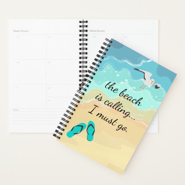 Beach is Calling Cute Planner (Display)