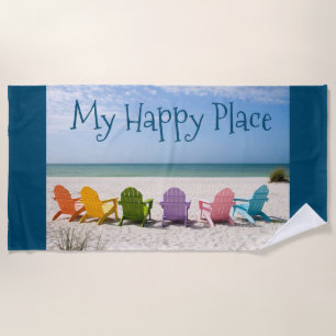 Beach is My Happy Place Towel