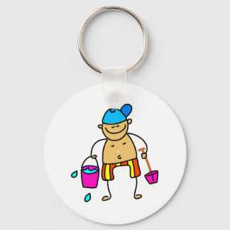 Beach Kid Keychain