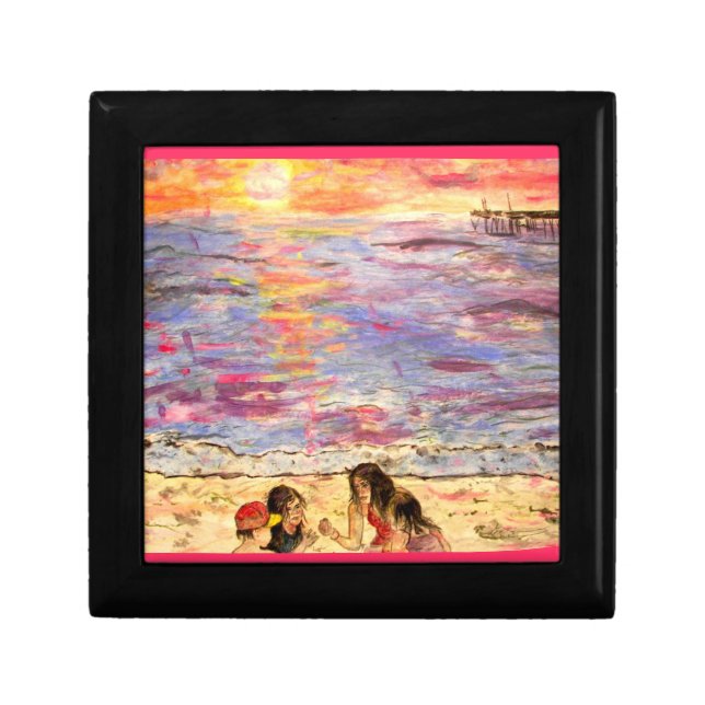 beach kids art gift box (Front)