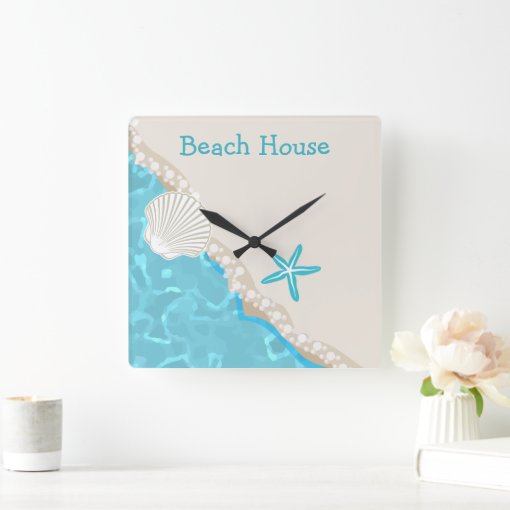 Beach Kitchen Clocks | Zazzle