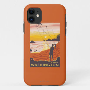 Beach & Kites - La Push, Washington iPhone 11 Case