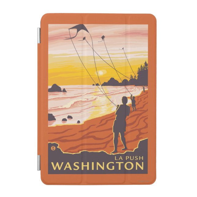 Beach & Kites - La Push, Washington iPad Mini Cover (Front)