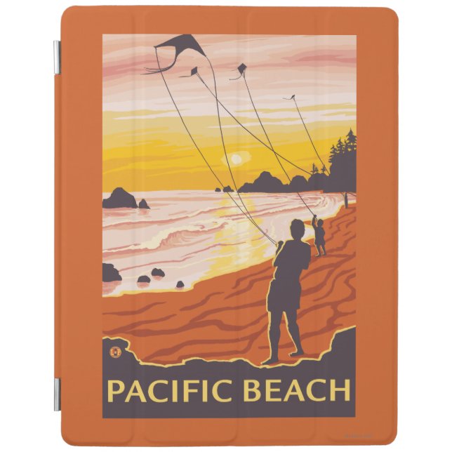 Beach & Kites - Pacific Beach, Washington iPad Smart Cover (Front)