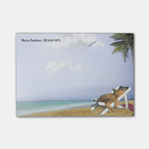 Beach Kitty Post-it-Notes (customizable) Post-it Notes