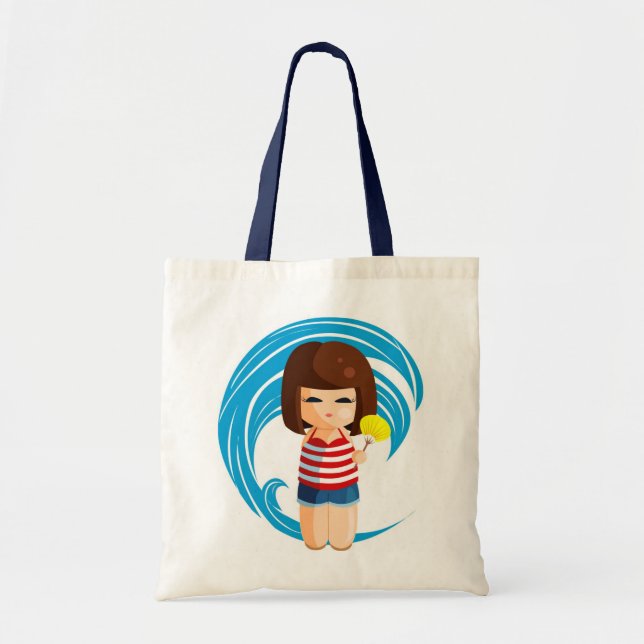 Beach Kokeshi Bag (Front)