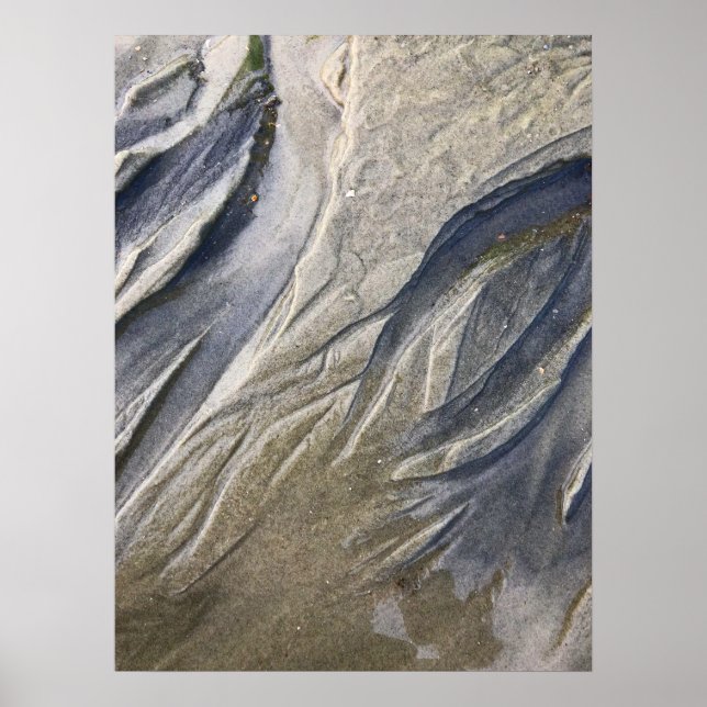 Beach Landscape Abstract Art Poster (Front)