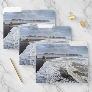 Beach Landscape In Winter File Folder
