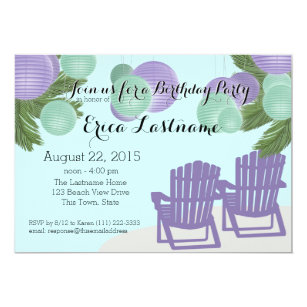 Adirondack Invitations Zazzle