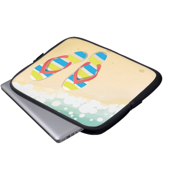 Beach Laptop Sleeve (Front Bottom)