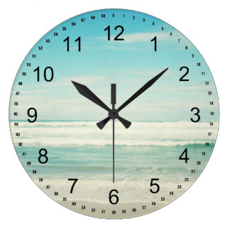 Beach Wall Clocks | Zazzle