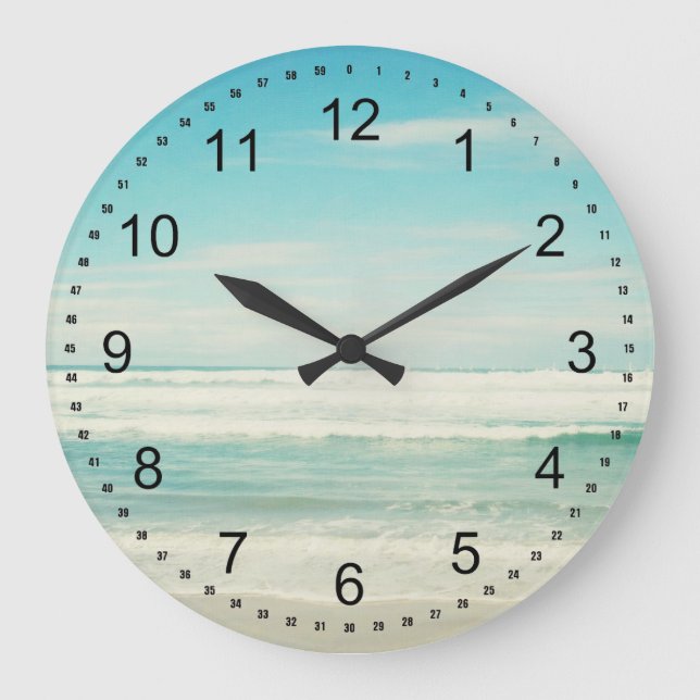 Beach Large Clock (Front)