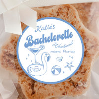 Beach Last toast Bachelorette Party Sticker