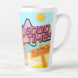 beach latte mug