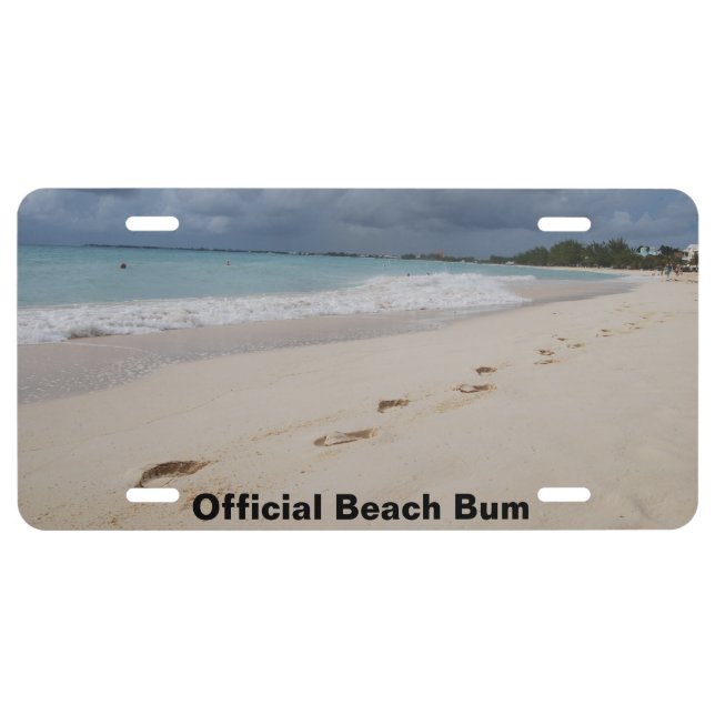 Beach License Plate (Front)