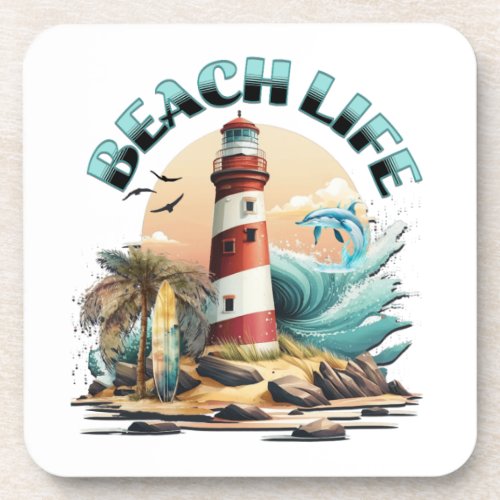 Beach Life Beverage Coaster