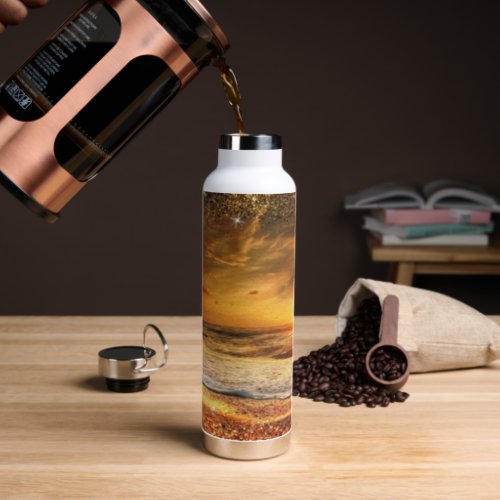 Beach Life Design Water Bottle