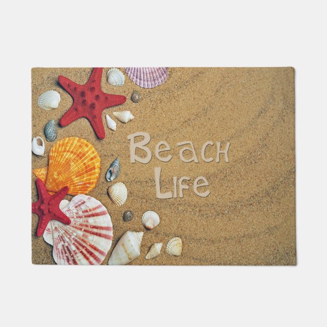 Beach Life Doormat (Front)
