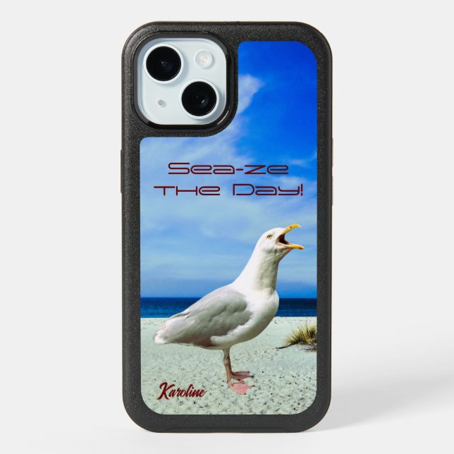 Beach Life Fun iPhone 15 Case (Back)
