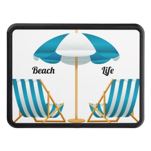 Beach Life Hitch Cover