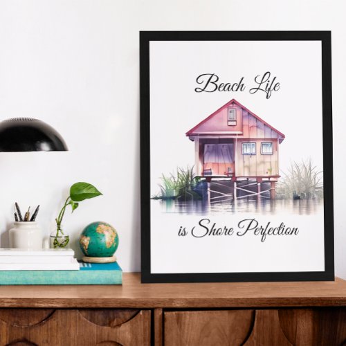 Beach Life is Shore Perfection Canvas Print