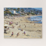Beach Life!  Laguna Beach sand and people Jigsaw Puzzle<br><div class="desc">Beach Life,  on the California coast.  Sandy Laguna Beach with sun and people.  The saying "Beach Life" can be changed to whatever you want,  "Laguna Life",  "Laguna Beach",  etc.</div>
