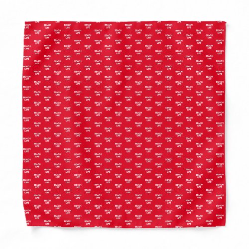 Beach Life Lifeguard Gift Bandana