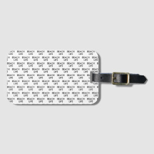 Beach Life Lifeguard Gift Luggage Tag