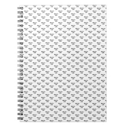 Beach Life Lifeguard Gift Notebook