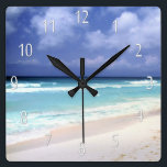 Beach Life Ocean View Clock<br><div class="desc">Beach Life Ocean View Clock</div>
