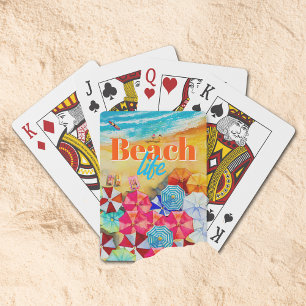 Beach Life Poker Cards