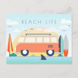 Beach Life Postcard