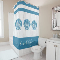 Beach Crabs Sea Life Shower Curtain, Zazzle