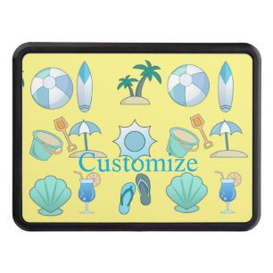Beach Life Things Thunder_Cove Hitch Cover