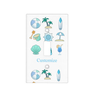 Beach Life Things Thunder_Cove Light Switch Cover