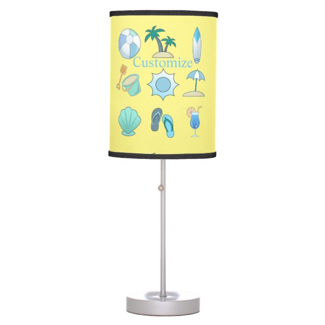 Beach Life Things Thunder_Cove Table Lamp (Front)