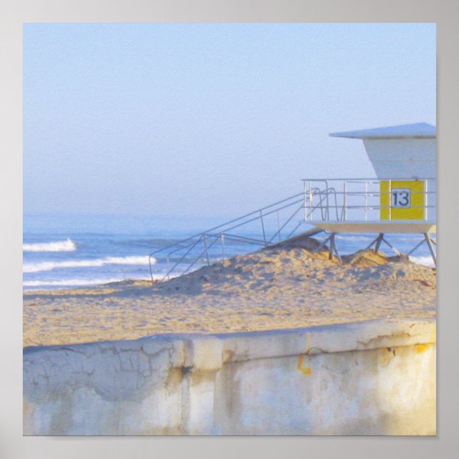 Beach & Lifegaurd 13 Print (Front)