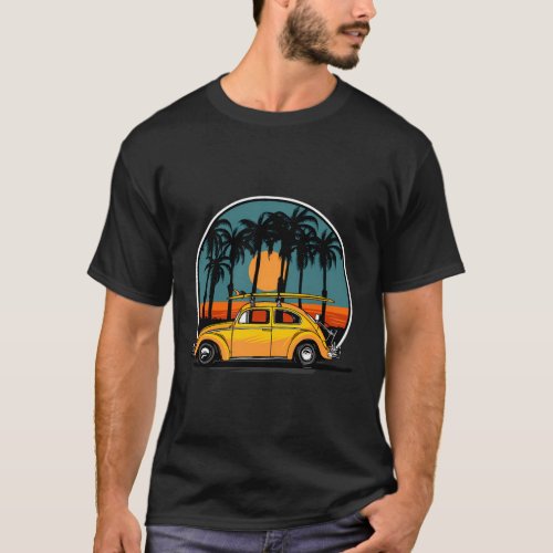 Beach Lifestyle Surfing Wander More T_Shirt