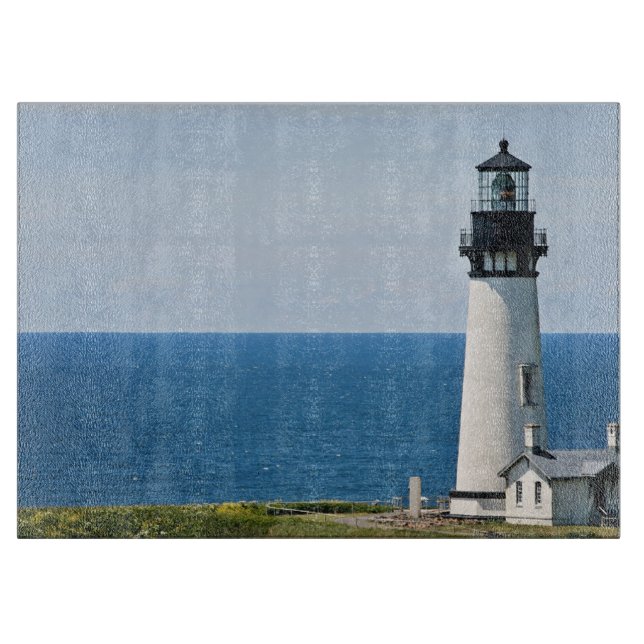 Beach Lighthouse Cutting Board (Front)