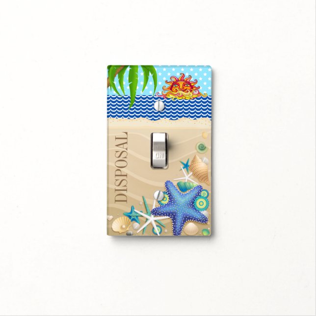 Beach Lightswitch Cover (In Situ)