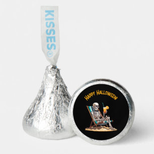 Beach Lounging Skeleton Halloween Hershey®'s Kisses®
