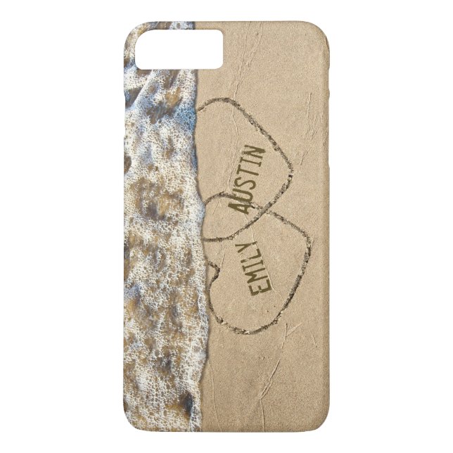 Beach Love Hearts Case-Mate iPhone Case (Back)