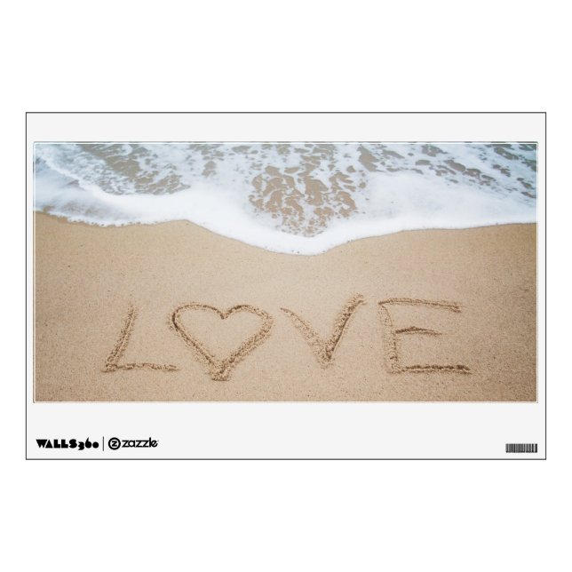 Beach Love II Wall Decal (Front)