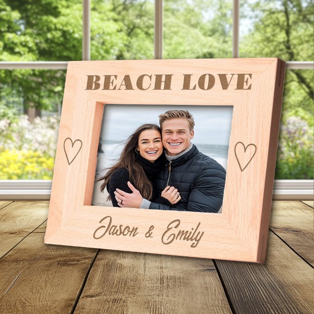 Beach Love Personalized  Engraved Frames (Creator Uploaded)