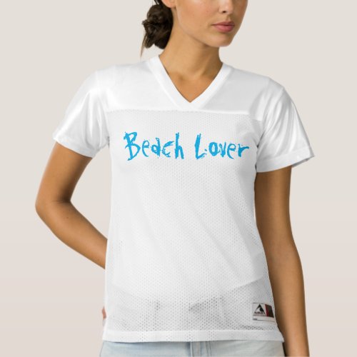 Beach Lover Thunder_Cove Womens Football Jersey