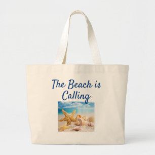 Beach lover's tote bag