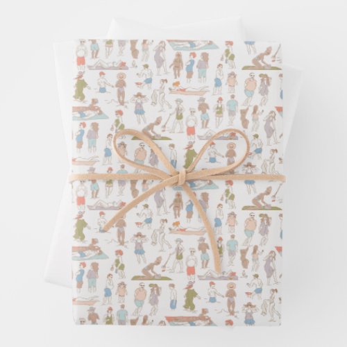 Beach lovers  Wrapping paper 